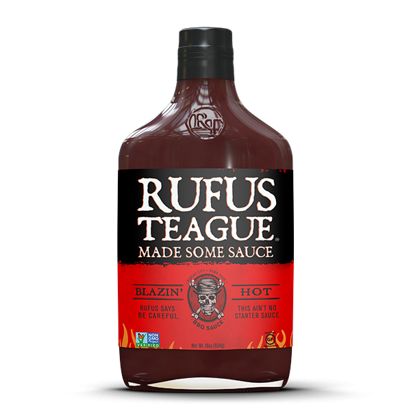 [EDB-000511] Rufus Teague - Blazin' Hot BBQ saus - 453ge